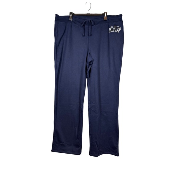 NWT Gap Logo Straight Sweatpants, Uniform Navy, Size XXL - Picture 2 of 9